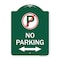 Signmission No Parking No Parking & Arrow Pointing Left & Right Heavy-Gauge Alum Sign, 18" x 24", GW-1824-23819 A-DES-GW-1824-23819 - alternate 1